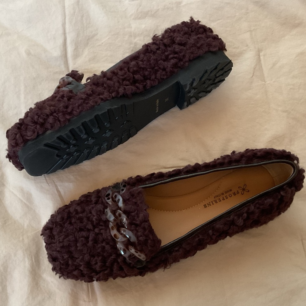 Prosperine leather Women's Brown Loafers, 36 - Picture 4 of 7